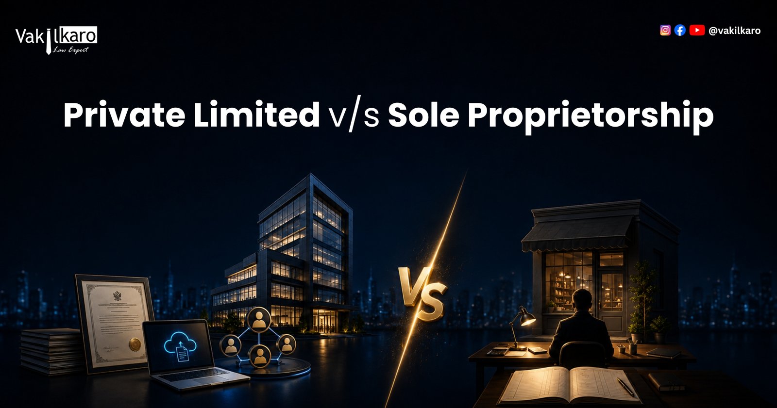 Private Limited vs Sole Proprietorship